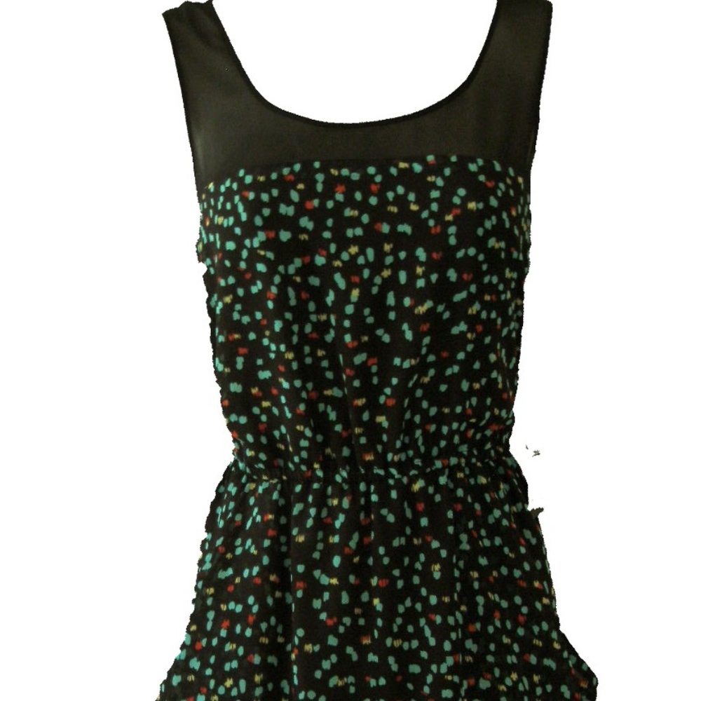 Kensie Dress A-Line Two Pockets Two Fabrics Bodice